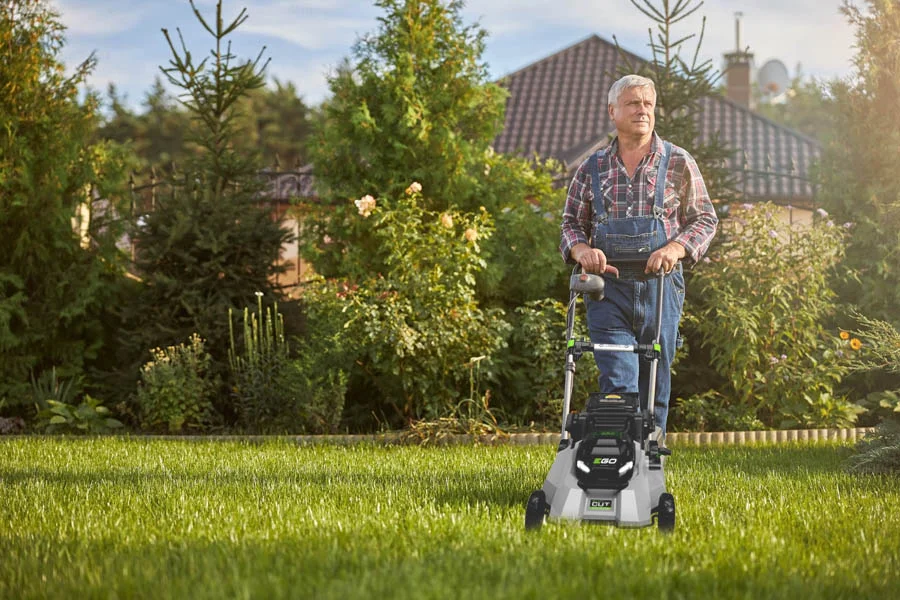 lawn mower self propelled electric